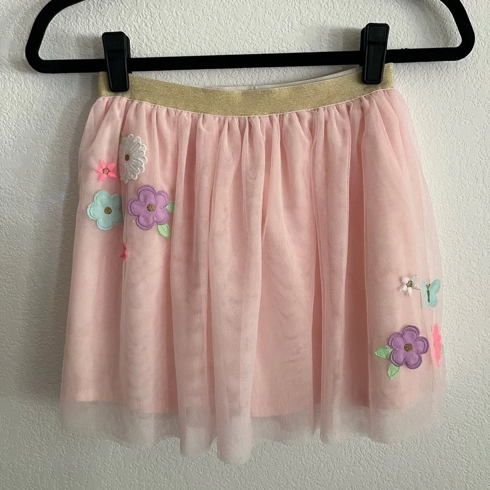Oshkosh B’gosh Girls Embroidered Flower Tulle Skirt